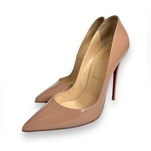 Christian Louboutin So Kate taupe pumps